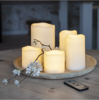 LED Blockljus Paul set of 5
