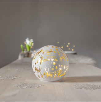 Glasdekoration MerryX-mas