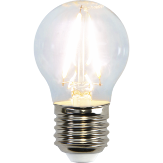 LED-lampa E27 G45 Clear