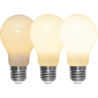 LED-lampa E27 A60 Opaque Fil RA90 3-step memo