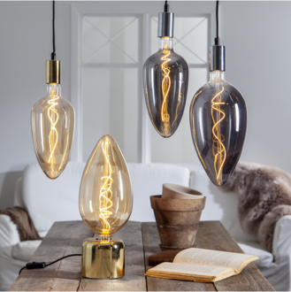 LED-lampa E27 C125 Industrial Vintage