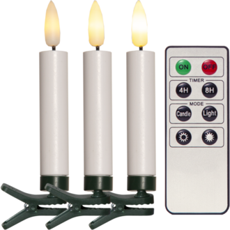 Julgransbelysning Flamme 10LED