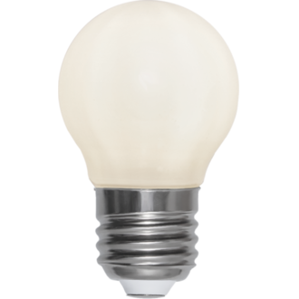 LED-lampa E27 G45 Opaque filament RA90