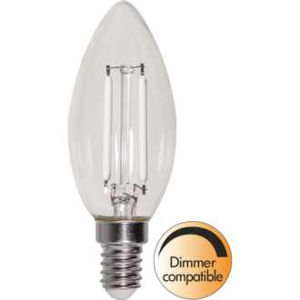 LED-lampa E14 C35 Clear White Filament
