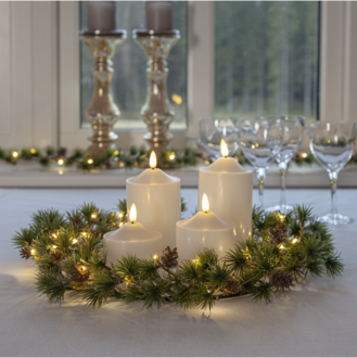 LED Blockljus Flamme