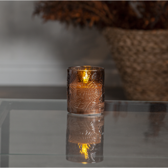 LED Blockljus Flamme Leaf