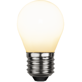 LED-lampa E27 G45 Opaque filament RA90