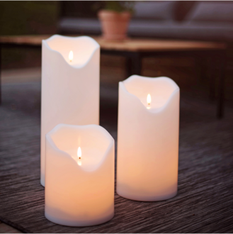 LED Blockljus Flamme Grand