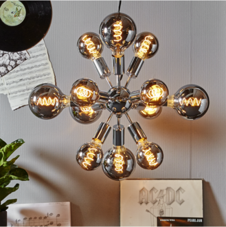 LED-lampa E27 G95 Decoled Spiral Smoke