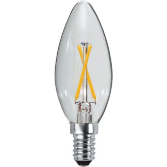 LED-lampa E14 C35 Clear