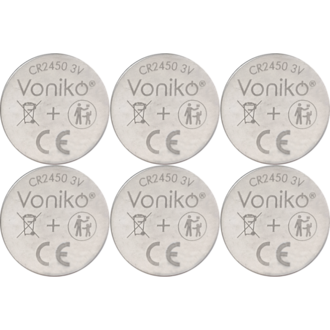 Batteri 6-pack CR2450