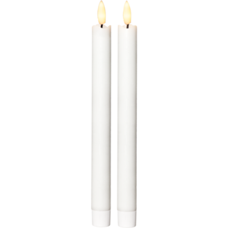 LED Antikljus 2-pack Flamme