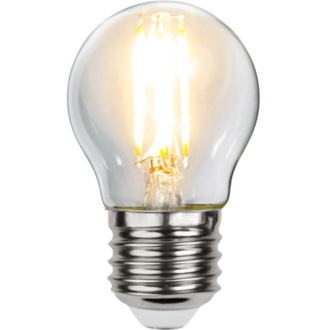 LED-lampa E27 G45 Clear