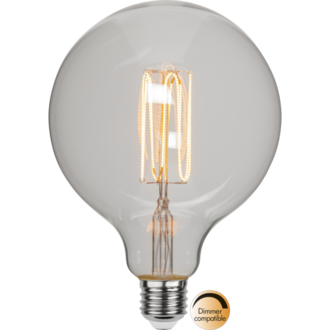 LED-lampa E27 G125 Decoled Grace Clear