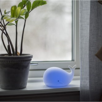 Nattlampa LED Functional Whale