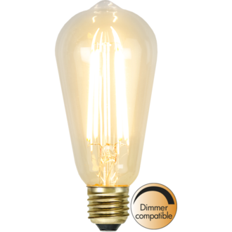 LED-lampa E27 ST64 Soft Glow