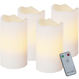 LED Blockljus 4-pack Advent