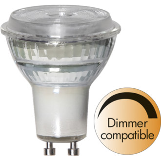 LED-lampa GU10 MR16 Spotlight Glass