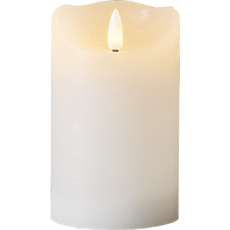 LED Blockljus Flamme Rustic