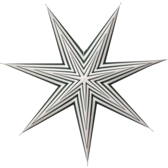 Pappersstjärna Stripe