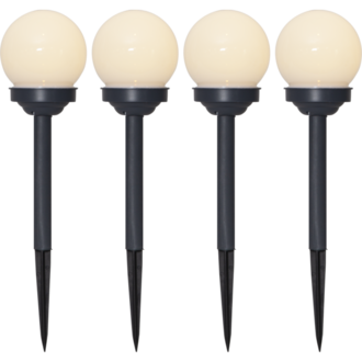 Solcellspollare 4-pack Globus