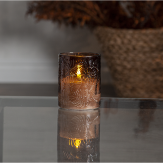 LED Blockljus Flamme Leaf