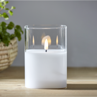 LED Blockljus Flamme