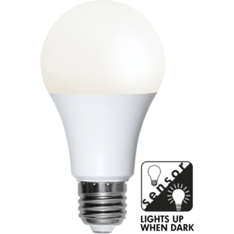 LED-lampa E27 A60 Sensor opaque