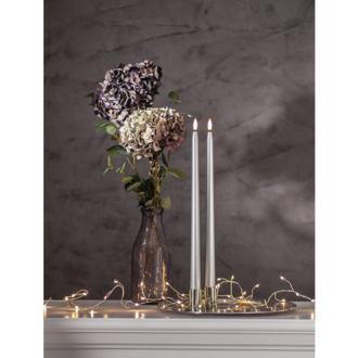 LED Antikljus 2-pack Flamme Metal