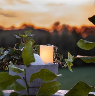 LED Gravljus Flame candle