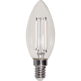 LED-lampa E14 C35 Clear White Filament