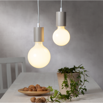 LED-lampa E27 G95 Opaque Filament RA90 3-step