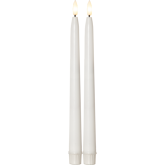 LED Antikljus 2-pack Flamme Slim Outdoor