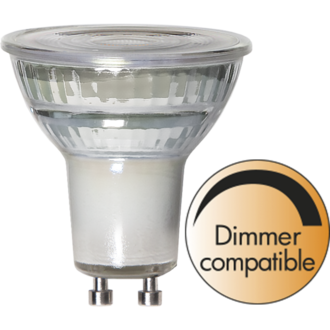 LED-lampa GU10 MR16 Spotlight Glass
