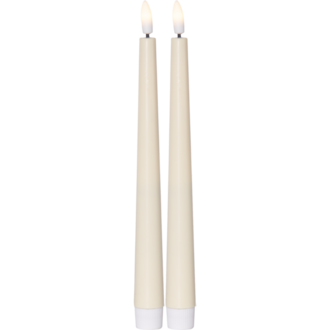 LED Antikljus 2-pack Flamme Candy