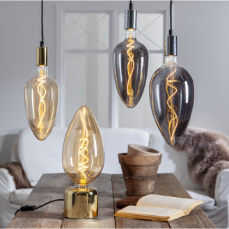 LED-lampa E27 C125 Industrial Vintage