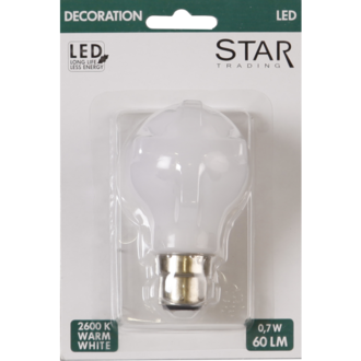 LED-lampa E27 A55 Decoration LED