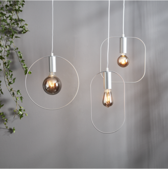 LED-lampa E27 G125 Plain Smoke