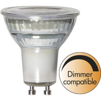 LED-lampa GU10 MR16 Spotlight Glass