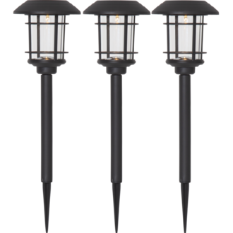 Solcellspollare 3-pack Fride