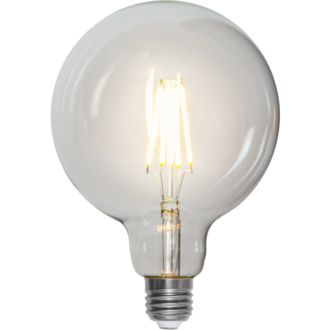 LED-lampa E27 G125 Clear
