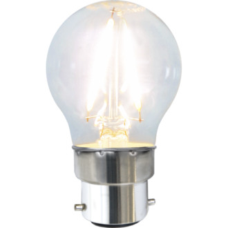 LED-lampa B22 G45 Clear