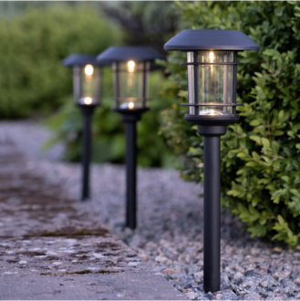 Solcellspollare 3-pack Fride