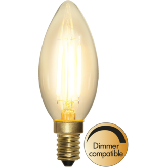 LED-lampa E14 C35 Soft Glow