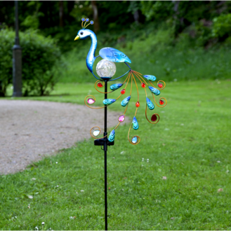 Solcellsdekoration Peacock