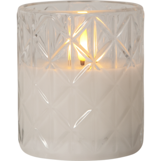 LED Blockljus Flamme Romb