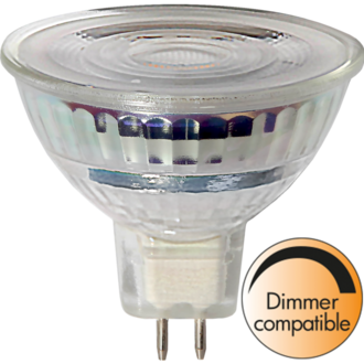 LED-lampa GU5,3 MR16 Spotlight Glass