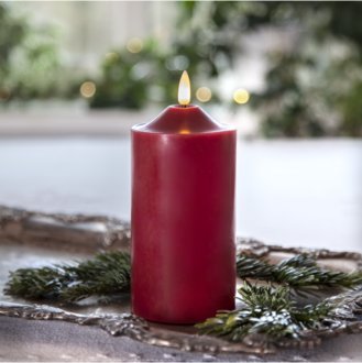 LED Blockljus Flamme