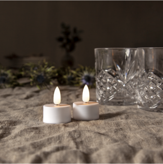 LED Värmeljus 2-pack Flamme