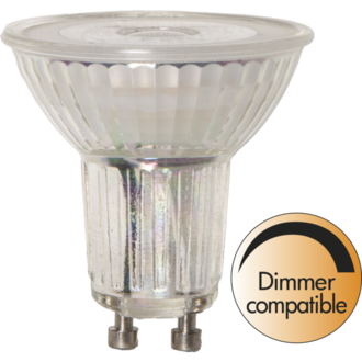 LED-lampa GU10 MR16 Spotlight Glass